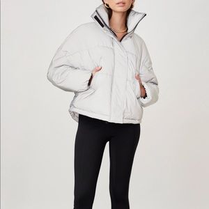 Apparis Nova Puffer in Reflective Grey Bandier